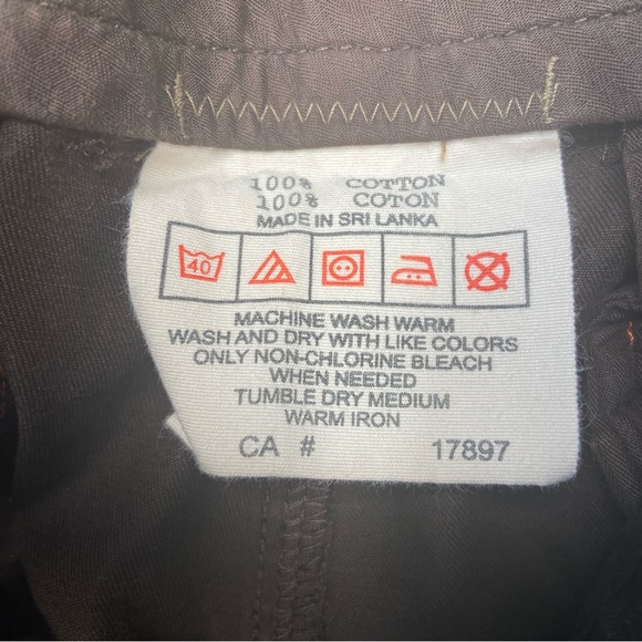 GAP Men’s Button Close Brown Pant size 32 - Picture 5 of 11